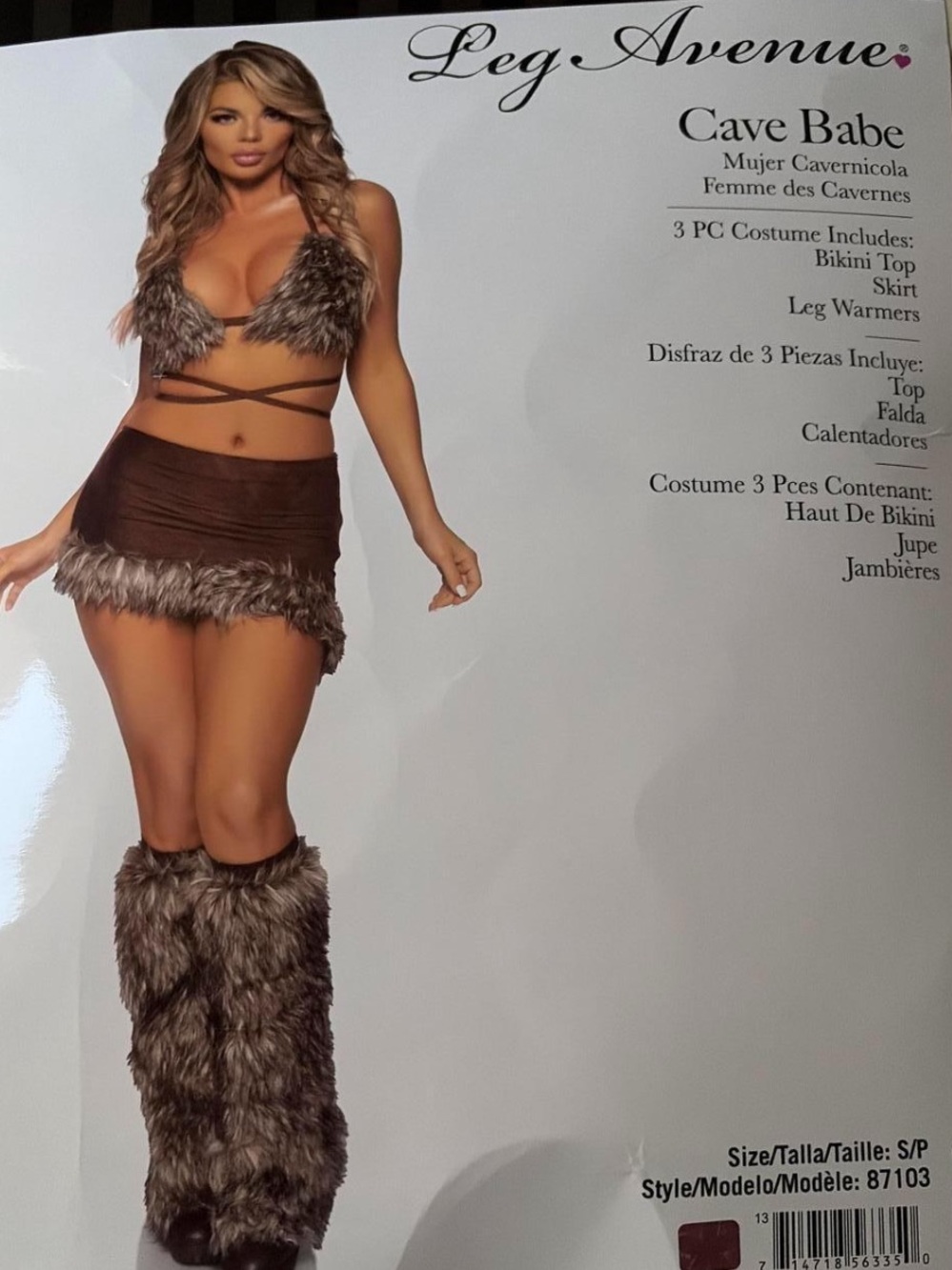 Leg Avenue Cave Babe Halloween Costume
